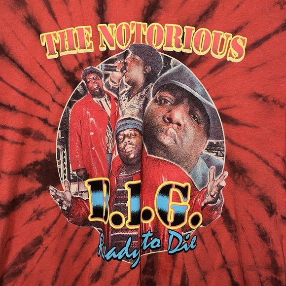 the notorious B.I.G. womens sz XS graphic print t-shirt short sleeve music rap - Picture 2 of 12
